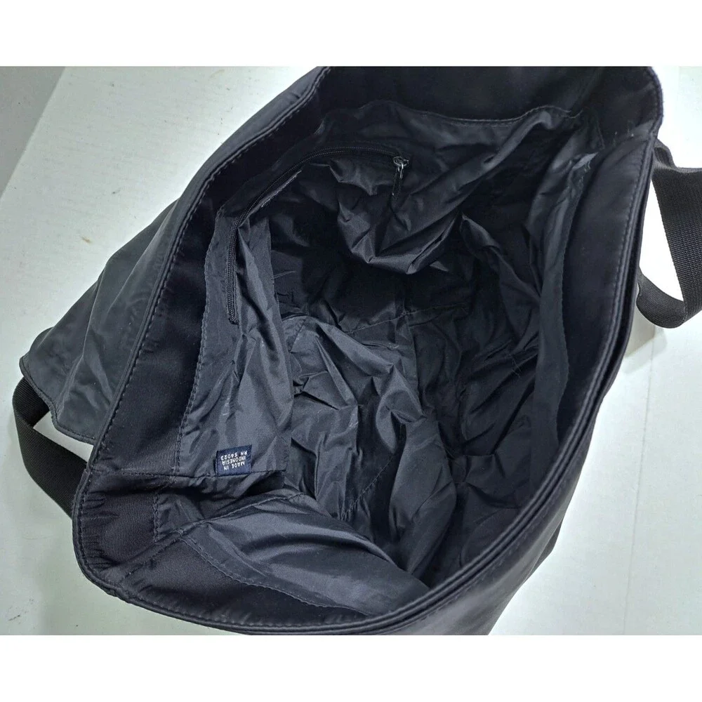 Gap Canvas Messenger Bag Black Shoulder Crossbody Vintage Y2K Basic